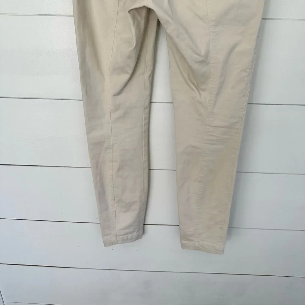 ALC Women’s 2 Kerry Lace Up High Rise Pants Khaki New NWT